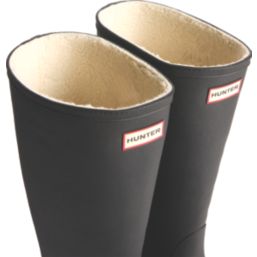 Hunter Downpour Tall Insulated  Size 6 Womens Black Non Safety Wellies