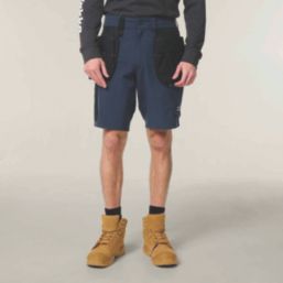 Hard Yakka Toughmaxx Lite Holster Stretch Work Shorts Dark Navy 34" W