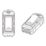 Knightsbridge  10A Grid 3-Pole Fan Isolator Switch Polished Chrome