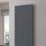 Reina Piatto Double 1800mm x 595mm 6369BTU Anthracite Vertical Designer Radiator