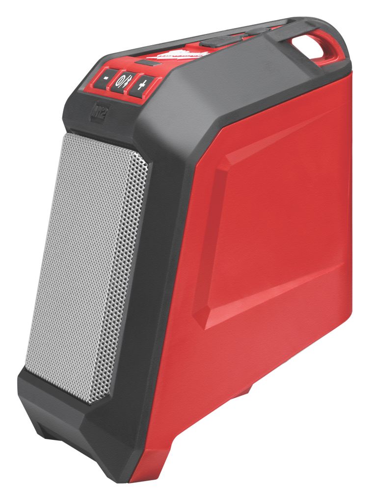 Milwaukee M12 JSSP-0 12V Li-Ion Cordless Bluetooth Speaker - Bare - Screwfix