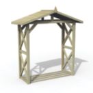 Forest Apex 7' x 3' (Nominal) Timber Log Store