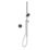 Mira Platinum HP/Combi Ceiling-Fed Black/Chrome Thermostatic Wireless Digital Mixer Shower