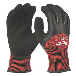 Milwaukee Winter Gloves Black / Red X Large