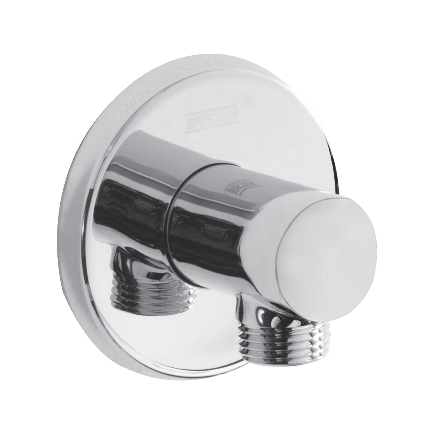 Bristan Easyfit Contemporary Round Shower Wall Outlet Chrome 55mm (154RH)
