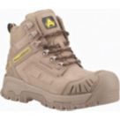 Amblers AS965C Stone Size 13  Grey Waterproof  Safety Boots