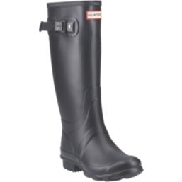 Hunter Huntress Wide Leg Size 5 Womens Black Non Safety Wellies