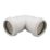 FloPlast Push-Fit Knuckle Bend White 90° 32mm