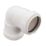 FloPlast Push-Fit Knuckle Bend White 90° 32mm