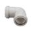 FloPlast Push-Fit Knuckle Bend White 90° 32mm