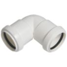 FloPlast Push-Fit Knuckle Bend White 90° 32mm