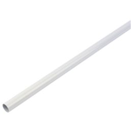 Smith Locke Round Wardrobe Rail White 1219mm x 25mm Screwfix