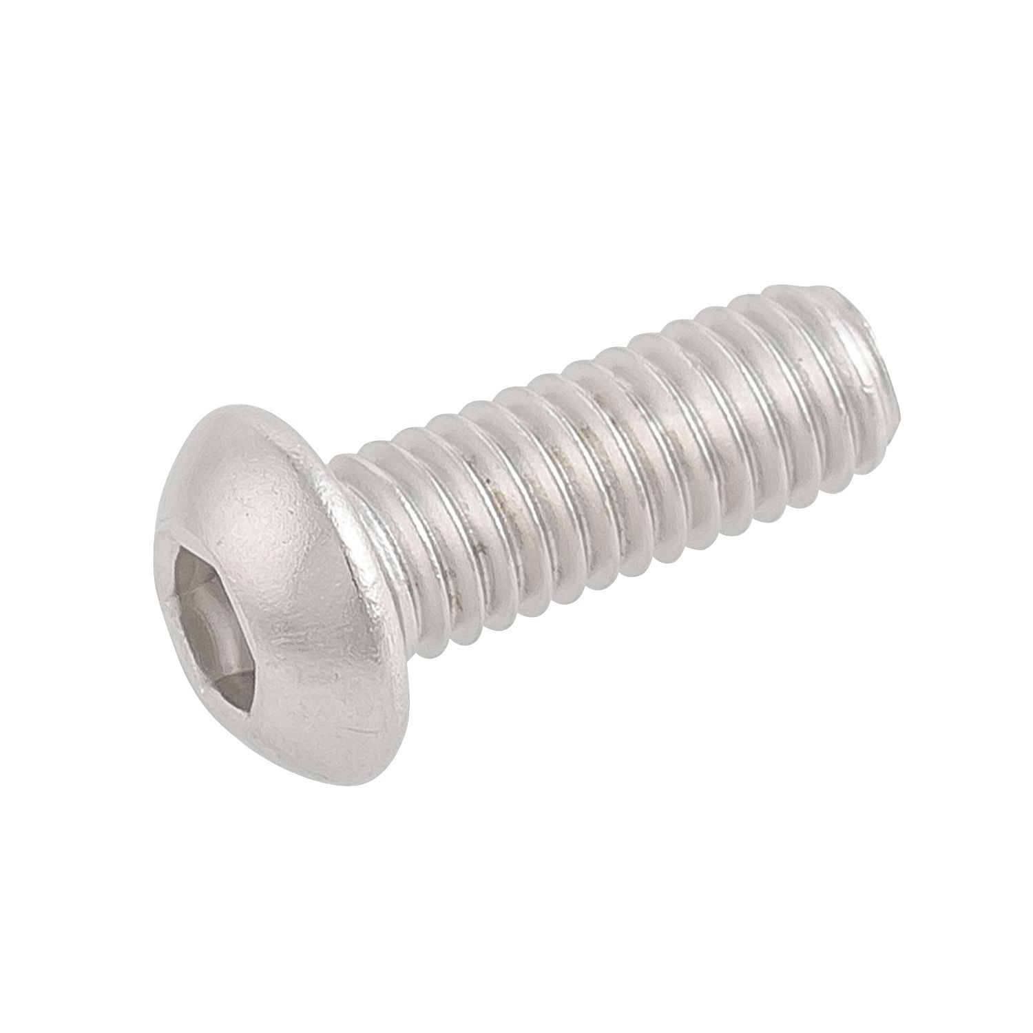 Easyfix Button Head Socket Screws A2 Stainless Steel M6 x 16mm 50 Pack (1558T)