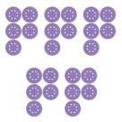 Trend  AB/125/M25 60, 120 & 180 & 240 Grit 8-Hole Punched Multi-Material Random Orbital Sanding Discs 125mm 25 Pack