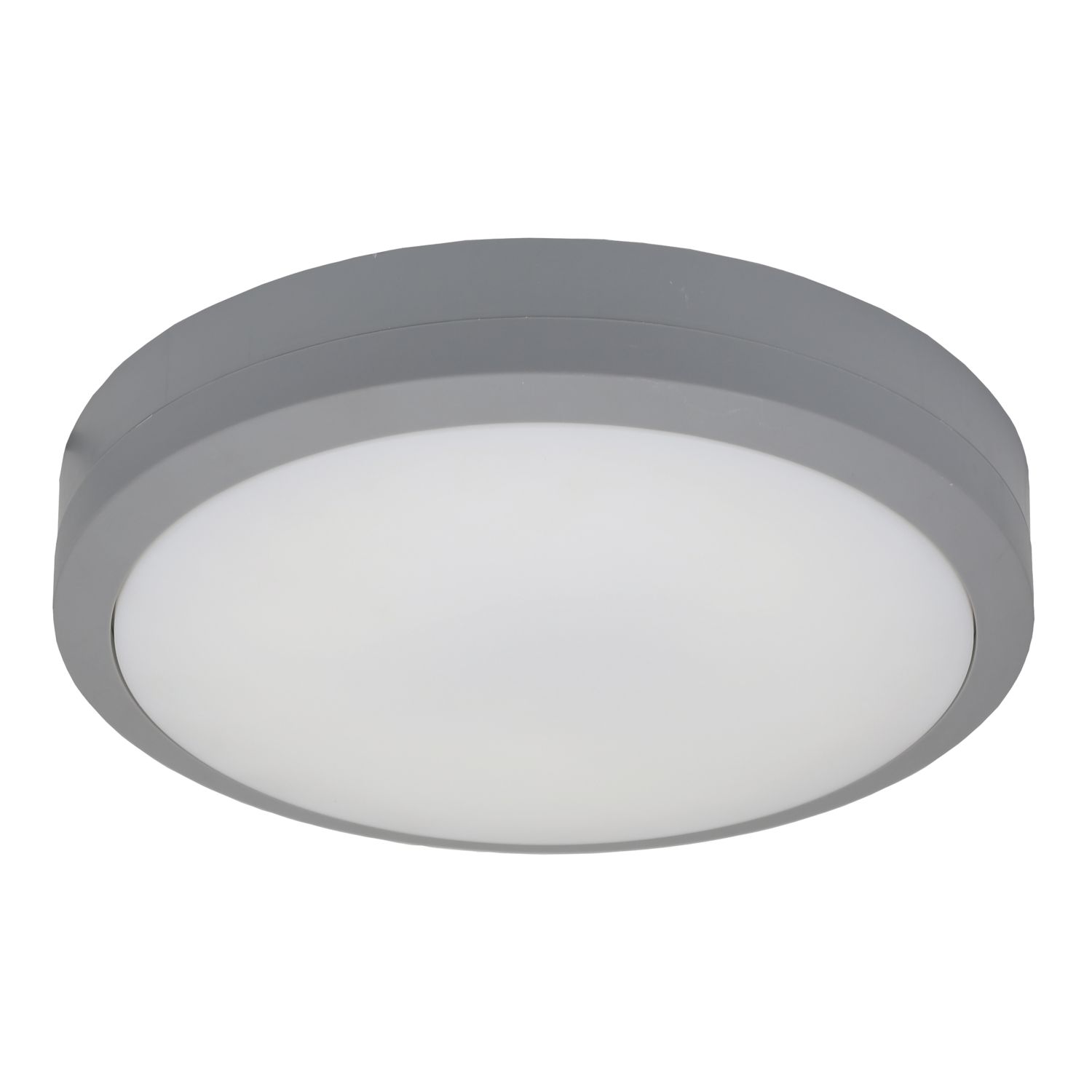 LAP Sanbo Outdoor Round LED Bulkhead Grey 12W 650lm (155FE)