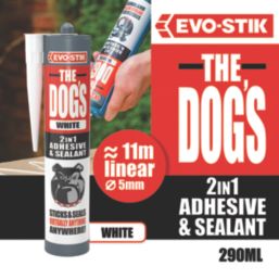 Evo-Stik The Dogs Hybrid Adhesive & Sealant White 290ml