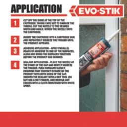 Evo-Stik The Dogs Hybrid Adhesive & Sealant White 290ml
