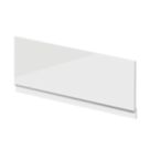 Highlife Bathrooms Halite Adjustable Front Bath Panel 1800mm Gloss White 2 Pieces