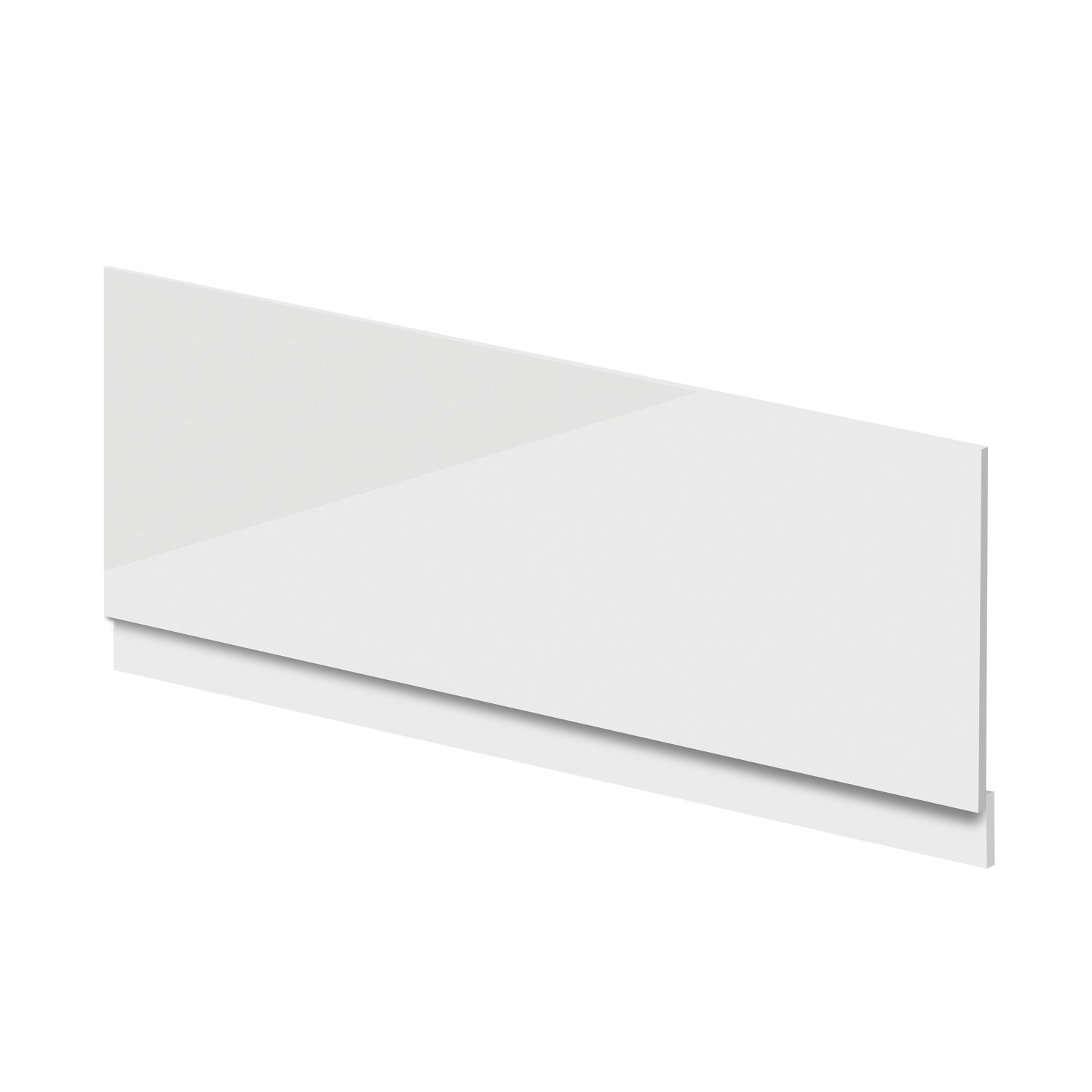 Highlife Bathrooms Halite Adjustable Front Bath Panel 1800mm Gloss White 2 Pieces (155HL)