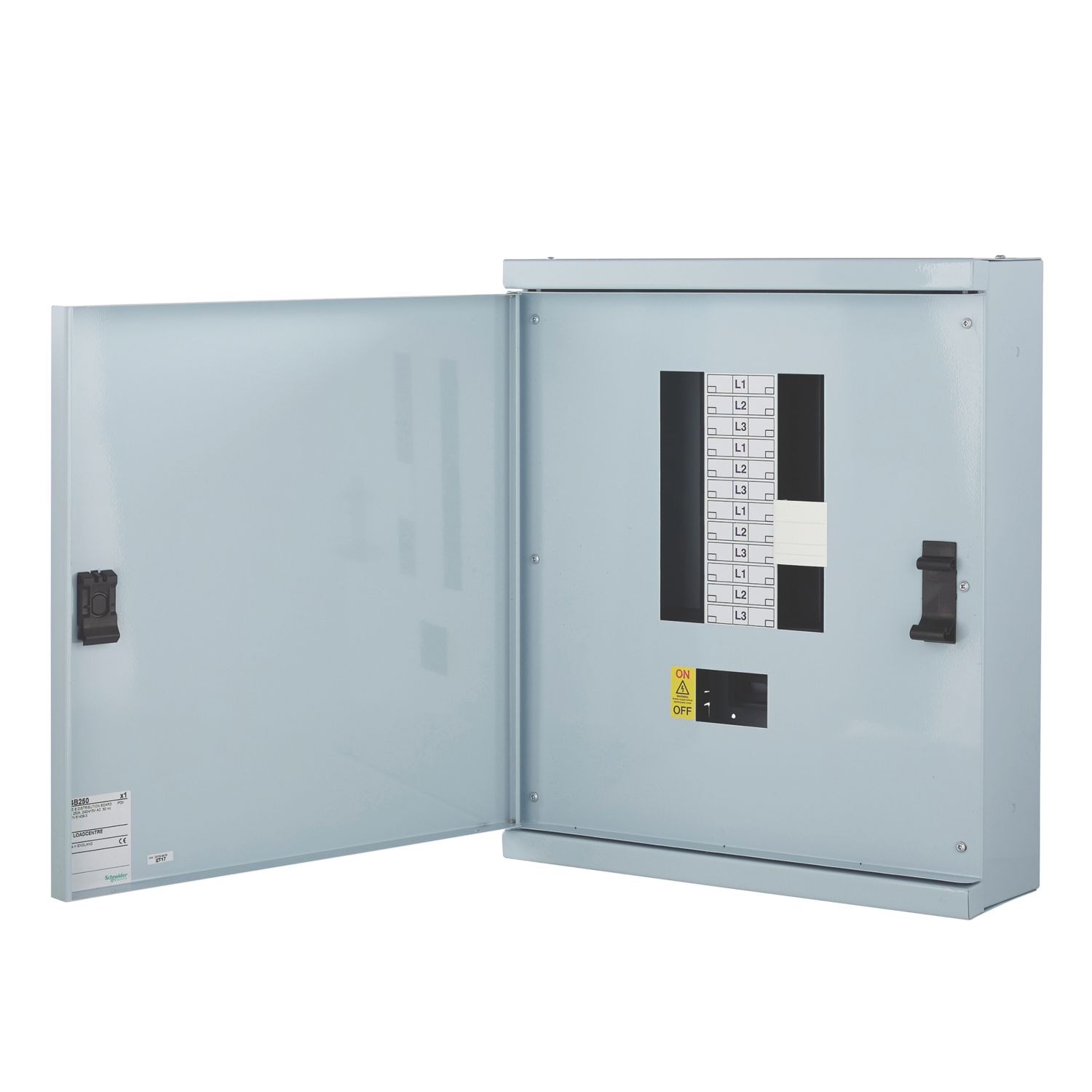 Schneider Electric KQ 8-Way Non-Metered 3-Phase Type B Loadcentre Distribution Board (155HV)