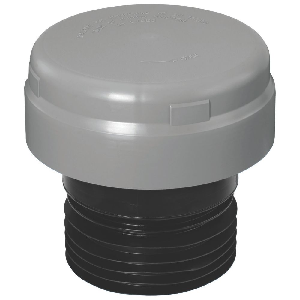 McAlpine VP100E-GR Push-Fit Air Admittance Valve Grey