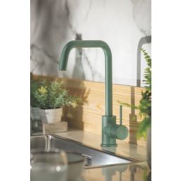 Streame by Abode Vigour Quad Single Lever Mixer Forest Green