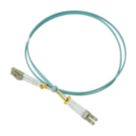 Labgear Duplex Multi Mode Green/Yellow LC- LC OM3 LSZH Fibre Optic Cable 1m