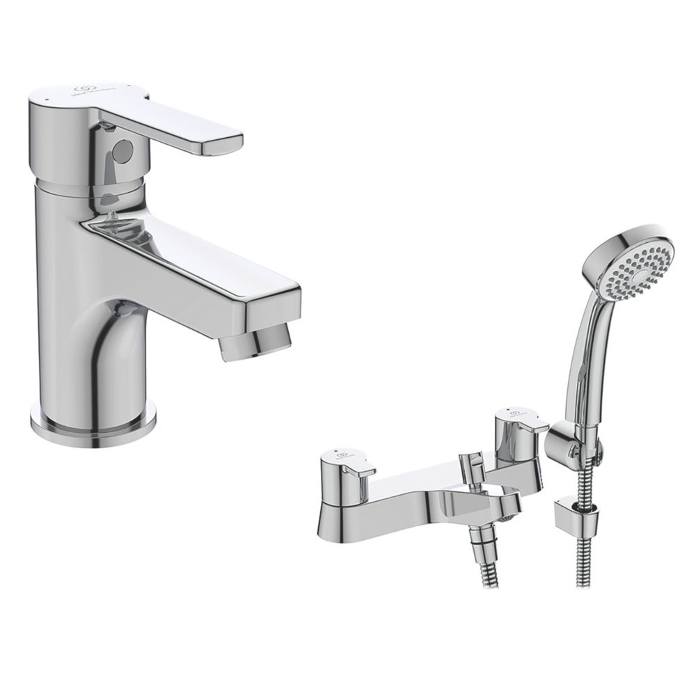 Ideal Standard Calista Basin Mixer & Bath Shower Tap Pack