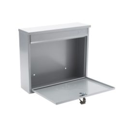 Burg-Wachter Elegance Post Box Silver Powder-Coated