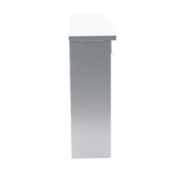 Burg-Wachter Elegance Post Box Silver Powder-Coated