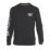 CAT Trademark Banner Long Sleeve T-Shirt Black 4X Large 58-60" Chest