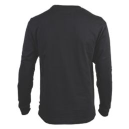 CAT Trademark Banner Long Sleeve T-Shirt Black 4X Large 58-60" Chest