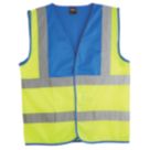 Pro RTX High Visibilty  Waistcoat Yellow / Royal Blue Small 36" Chest