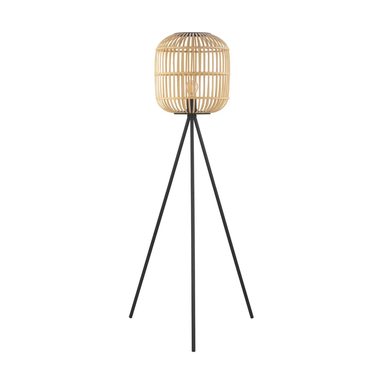 Eglo Bordesley Floor Lamp Natural (156CV)