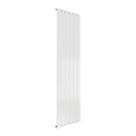 Reina Flat Single 1600mm x 440mm 2702BTU White Vertical Designer Radiator