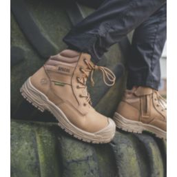 Apache Outback Size 7  Stone Water-Resistant  Safety Boots