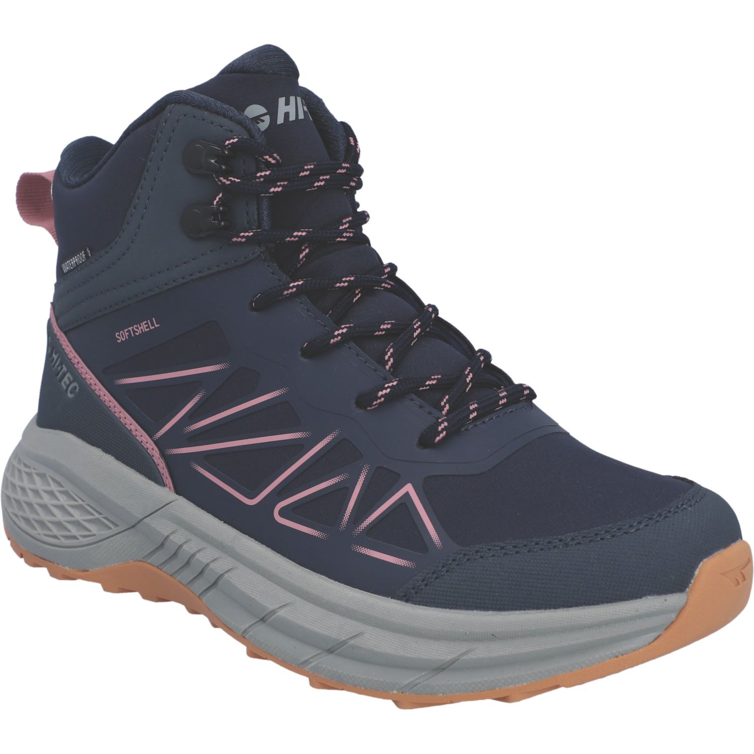 Hi-Tec Litespeed Mid Size 8 Womens Grey Waterproof Non Safety Work Boots (156EK)