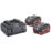 Metabo Basic Set 2 18V 5.5Ah Li-Ion CAS Battery & Charger Set 2 Pieces