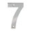 Eclipse Door Numeral 7 Polished Stainless Steel 100mm