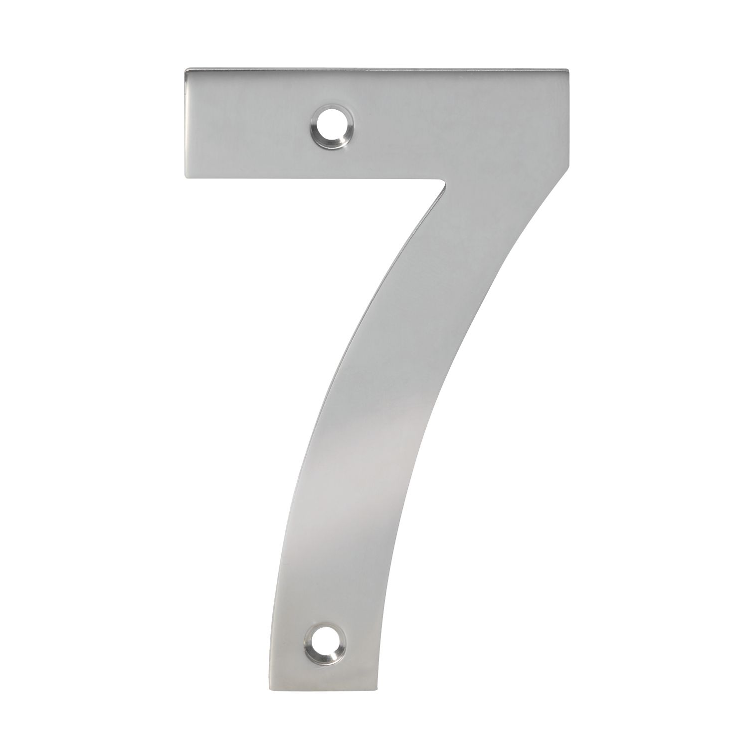 Eclipse Door Numeral 7 Polished Stainless Steel 100mm (156FT)