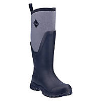 Muck Boots Arctic Sport II Tall Metal Free Ladies Non Safety Wellies Black/Grey Size 3