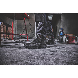 Puma Condor Mid    Safety Boots Black Size 6