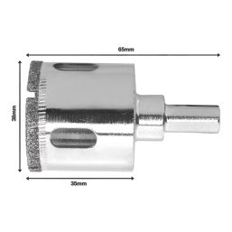 Titan Wet Diamond  Holesaw 38mm x 65mm