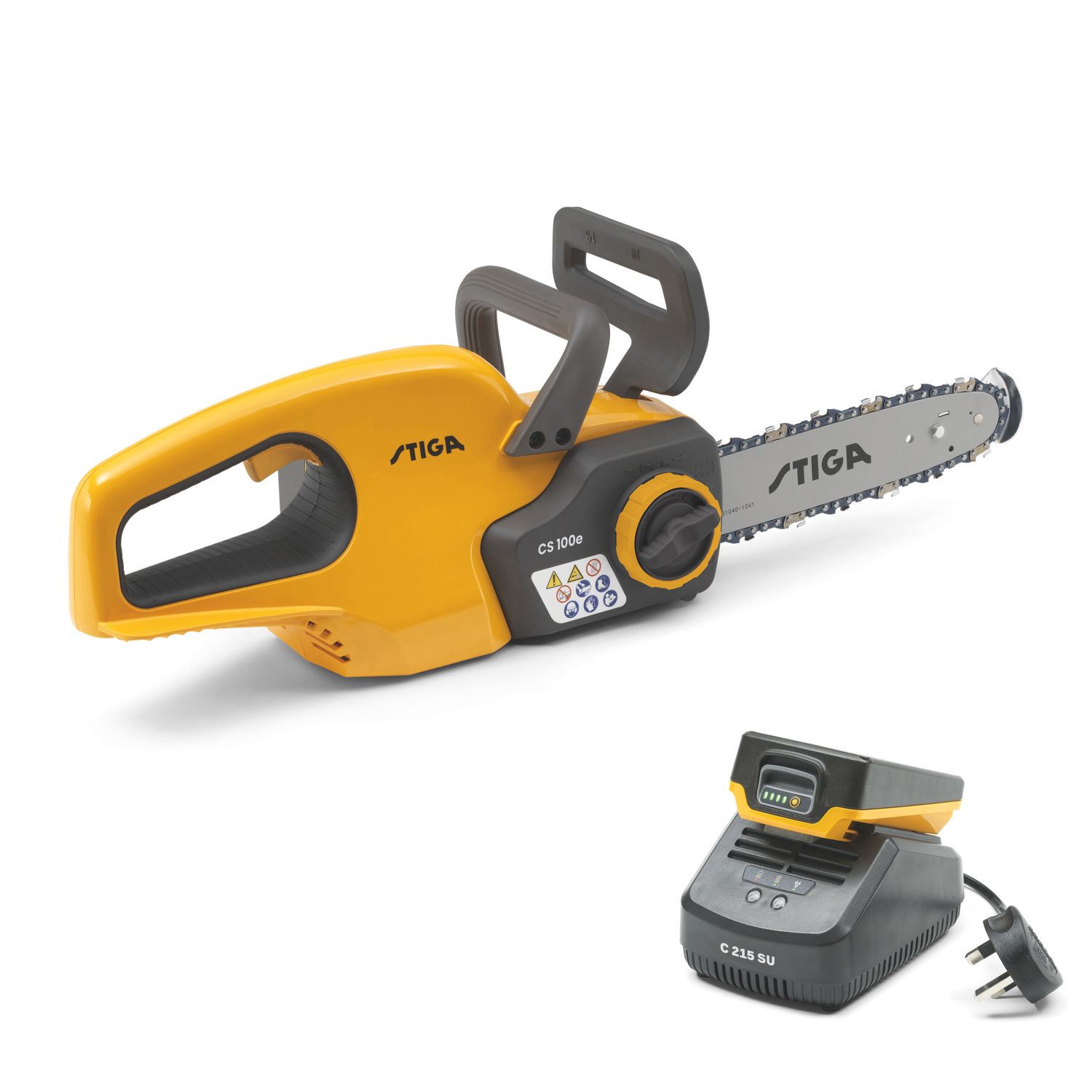 Stiga CS 100e Kit 20V 1 x 4.0Ah Li-Ion E-Power Brushless Cordless 25cm Chainsaw (156PW)
