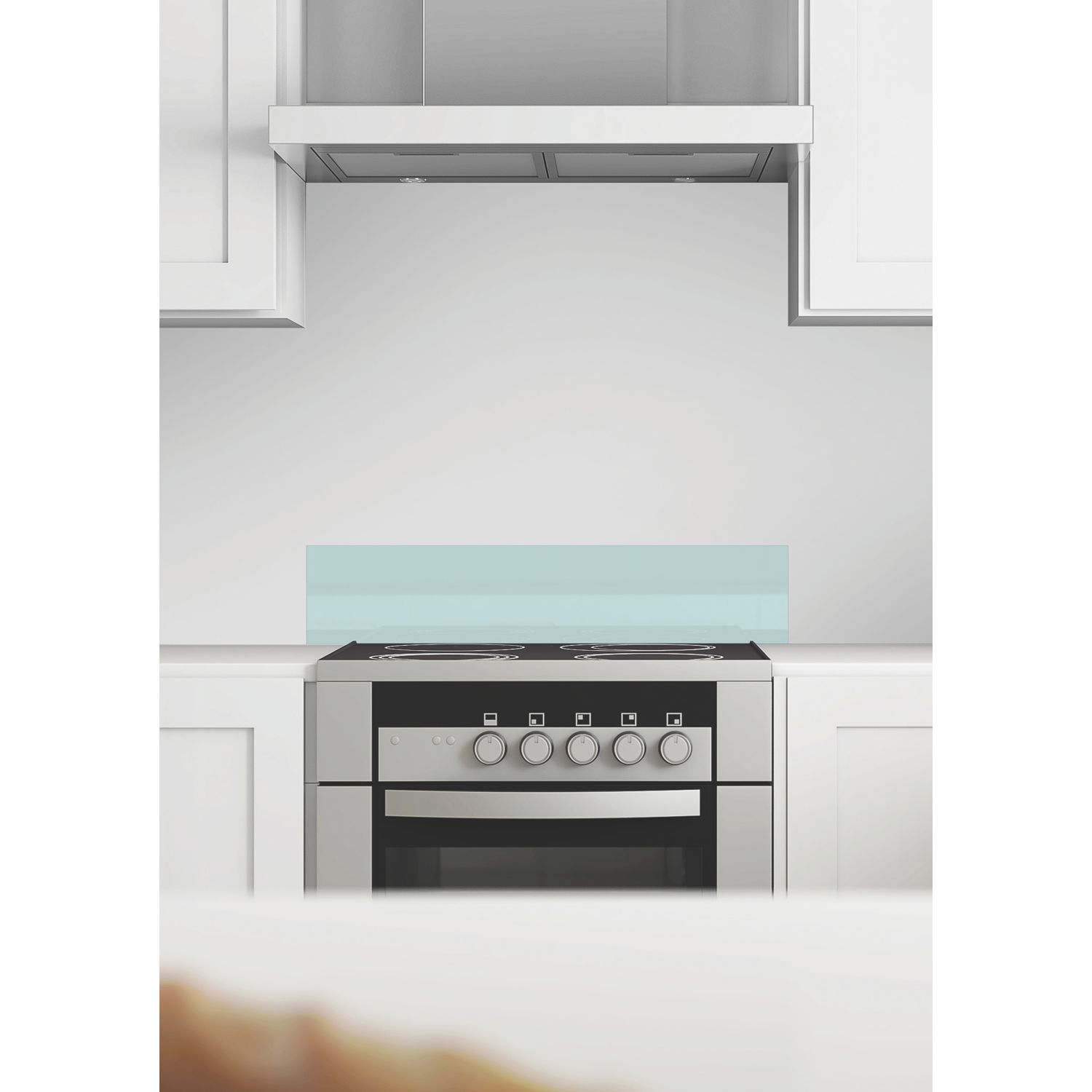 Splashwall Mist Blue Upstand 6mm x 200mm x 600mm (156RJ)