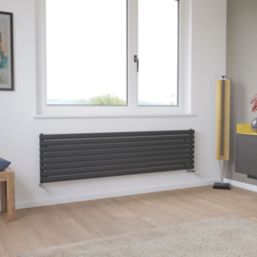 Ximax Fortuna 468mm x 1800mm 3133BTU Anthracite Horizontal Designer Radiator