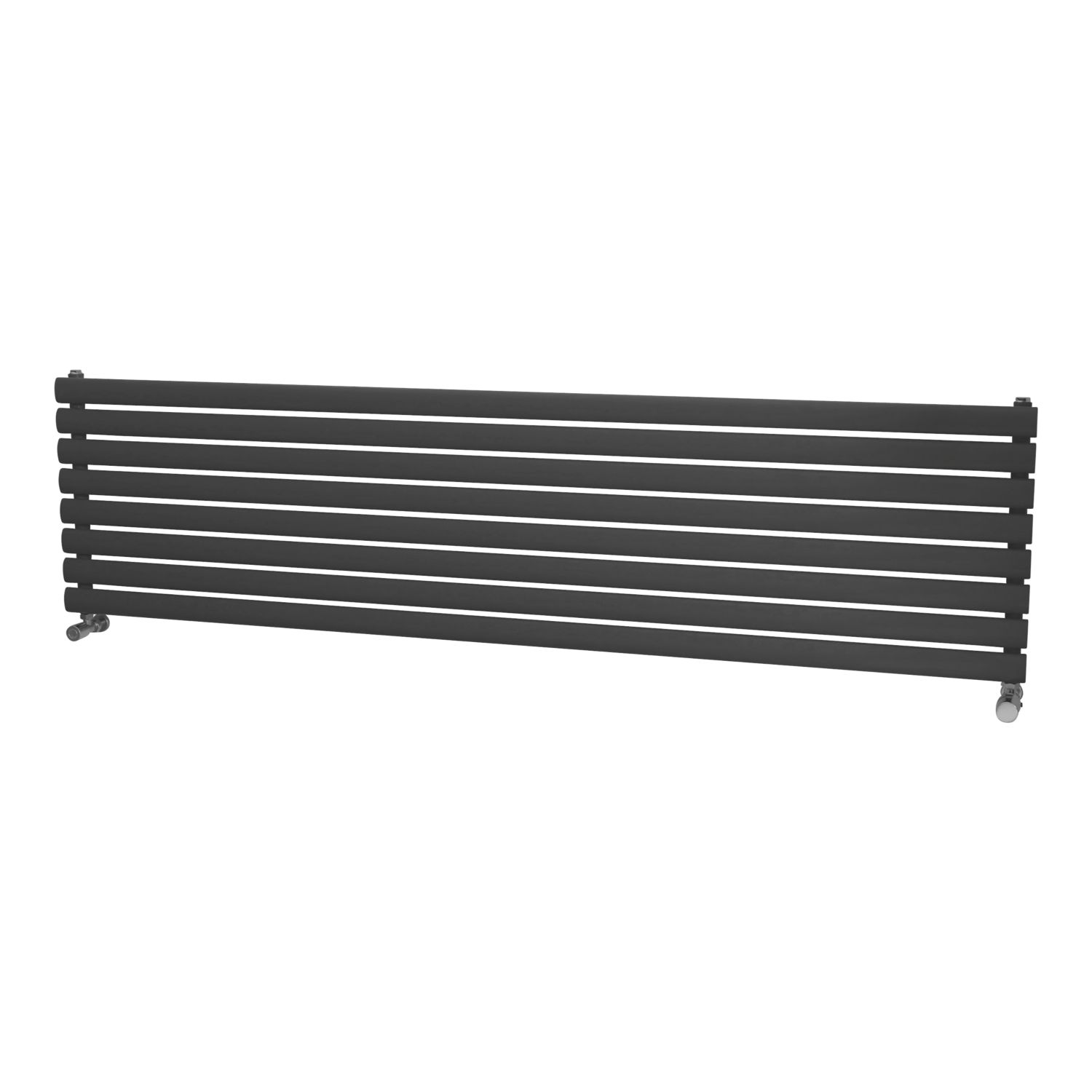 Ximax Fortuna 468mm x 1800mm 3133BTU Anthracite Horizontal Designer Radiator (156TR)