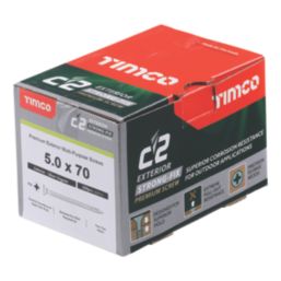 Timco  PZ Double-Countersunk  Multipurpose Premium Screws 5mm x 70mm 200 Pack