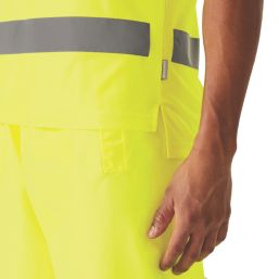 Regatta Pro Contract Hi-Vis Polo Shirt Yellow 4X Large 53" Chest