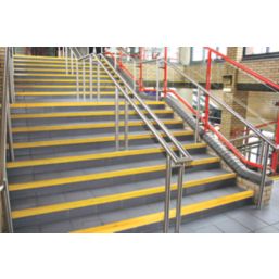 COBA COBAGRiP Yellow GRP Anti-Slip Stair Nosing 750mm x 55mm x 55mm